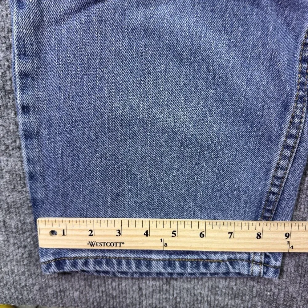 Levi’s 505 Regular Fit Jeans Mens 40x32 Blue Straight Leg Classic Mid Rise Denim